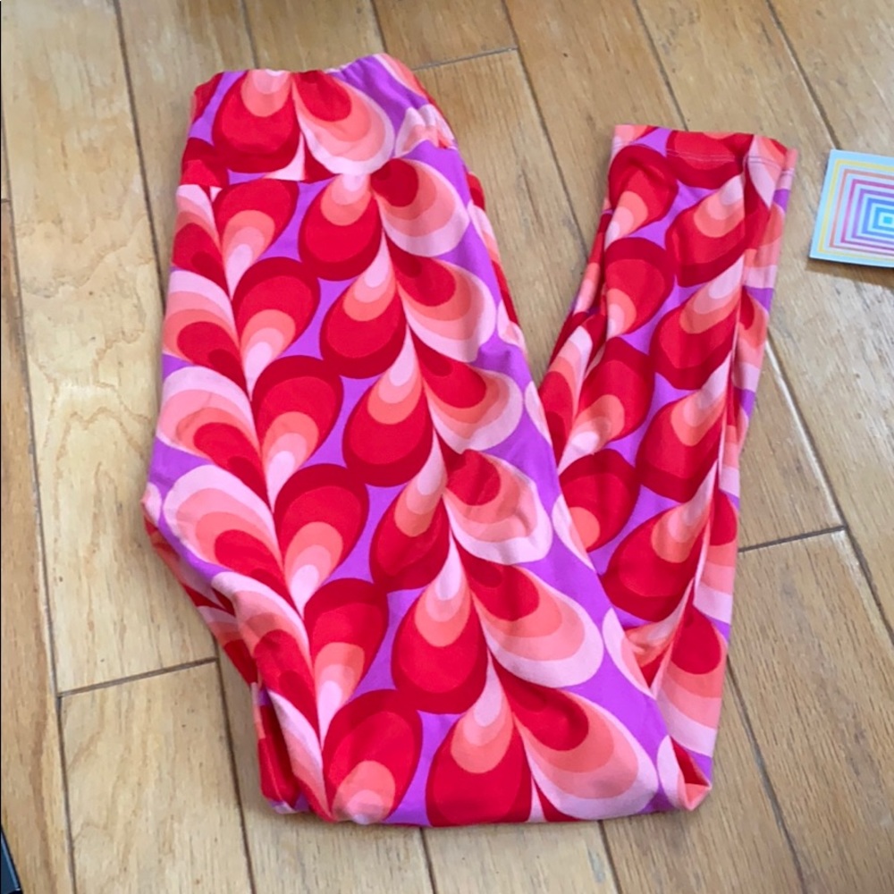 Lularoe Valentines leggings OS